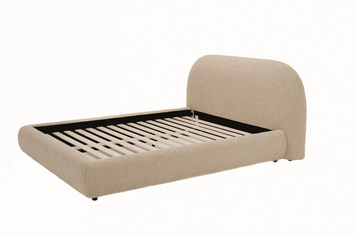 Solana Bed - Curved Boucle Modern - detail view 44