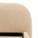 Solana Bed - Curved Boucle Modern