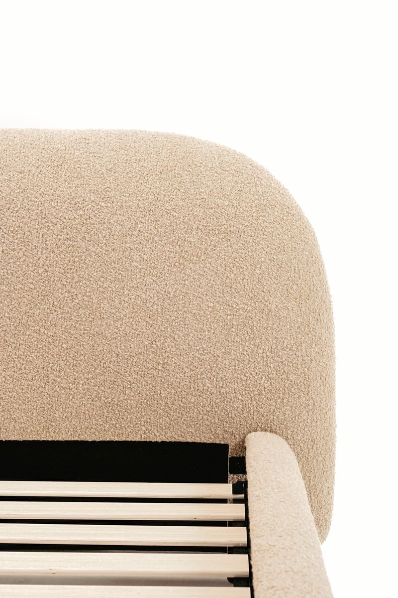 Solana Bed - Curved Boucle Modern - detail view 53