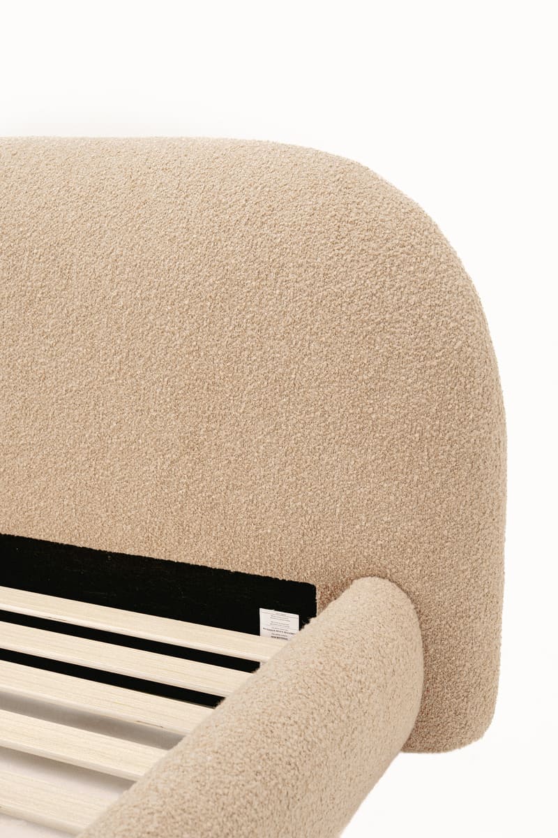 Solana Bed - Curved Boucle Modern - detail view 54