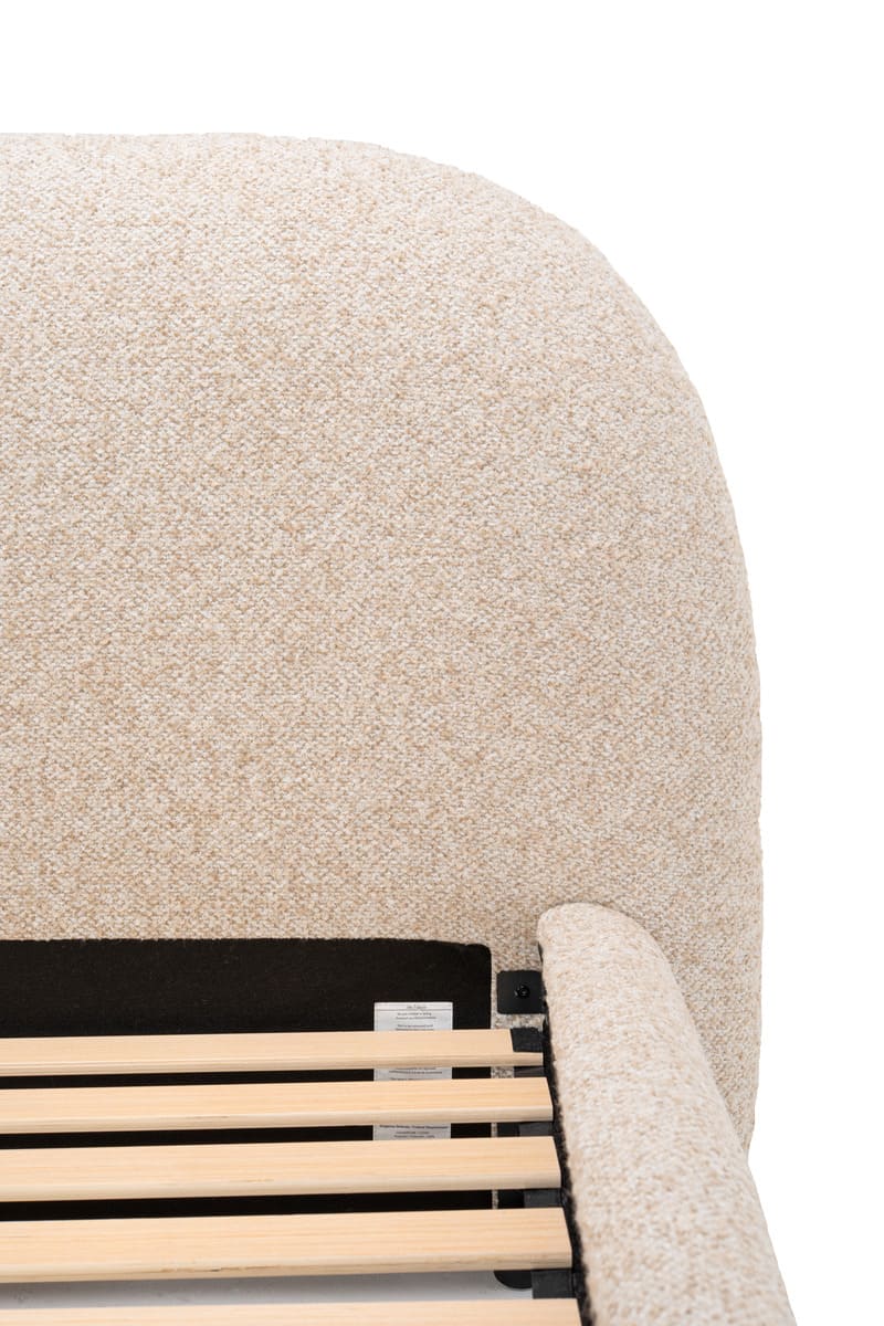 Solana Bed - Curved Boucle Modern - detail view 31