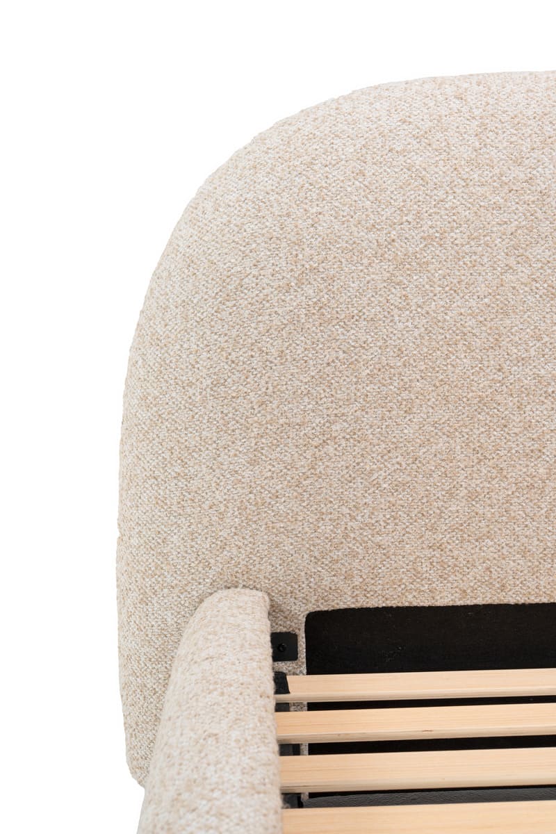 Solana Bed - Curved Boucle Modern - detail view 32