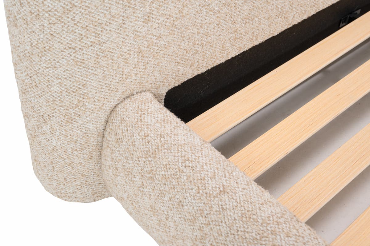 Solana Bed - Curved Boucle Modern - detail view 33