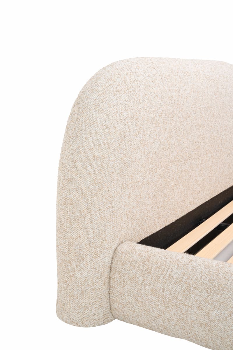 Solana Bed - Curved Boucle Modern - detail view 34