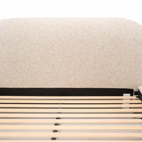 Solana Bed - Curved Boucle Modern