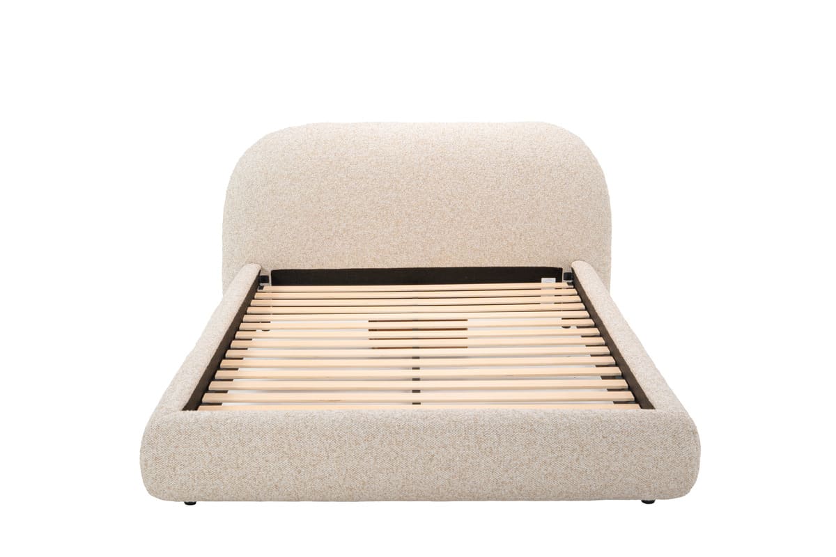 Solana Bed - Curved Boucle Modern - detail view 24