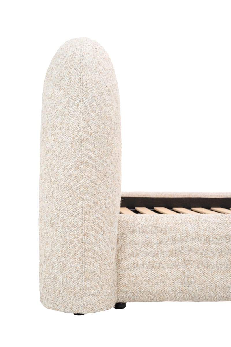 Solana Bed - Curved Boucle Modern - detail view 37