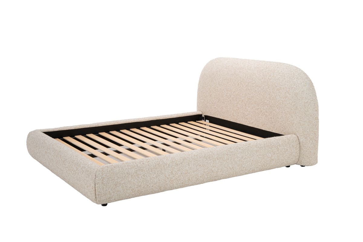 Solana Bed - Curved Boucle Modern - detail view 22