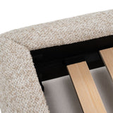 Solana Bed - Curved Boucle Modern