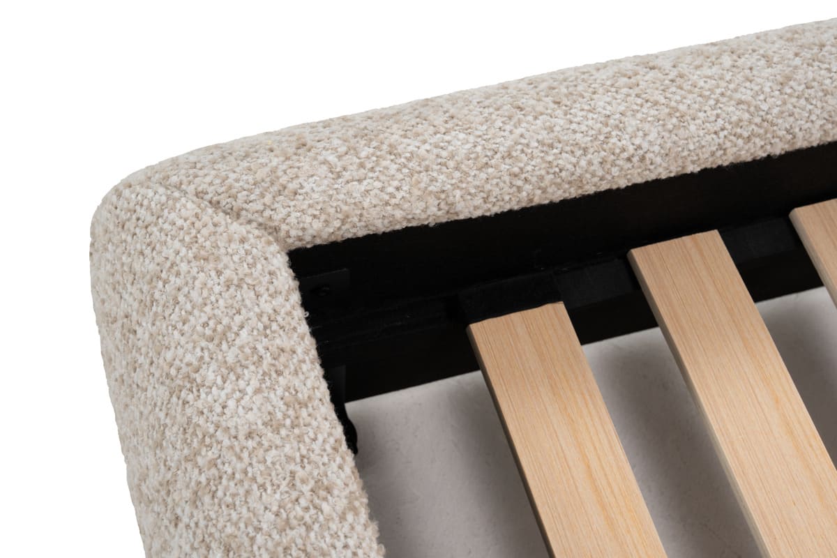 Solana Bed - Curved Boucle Modern - detail view 27