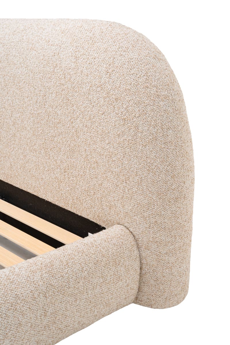 Solana Bed - Curved Boucle Modern - detail view 29