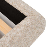 Solana Bed - Curved Boucle Modern