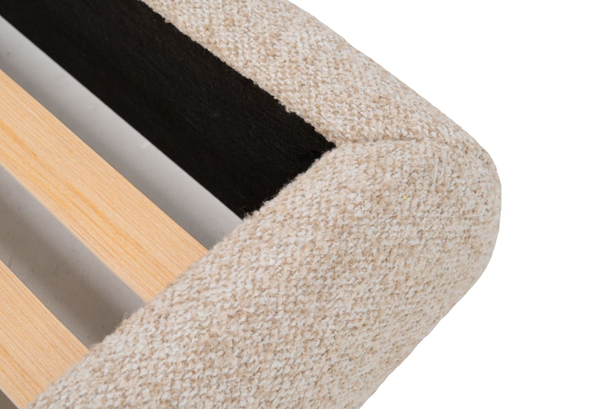 Solana Bed - Curved Boucle Modern - detail view 28