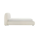 Solana Bed - Curved Boucle Modern