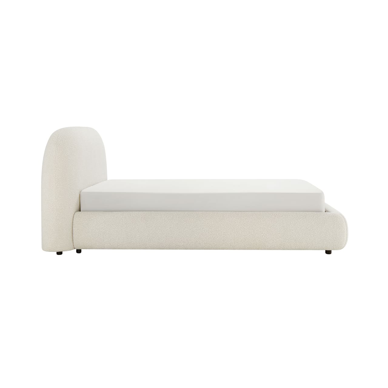 Solana Bed - Curved Boucle Modern - detail view 11