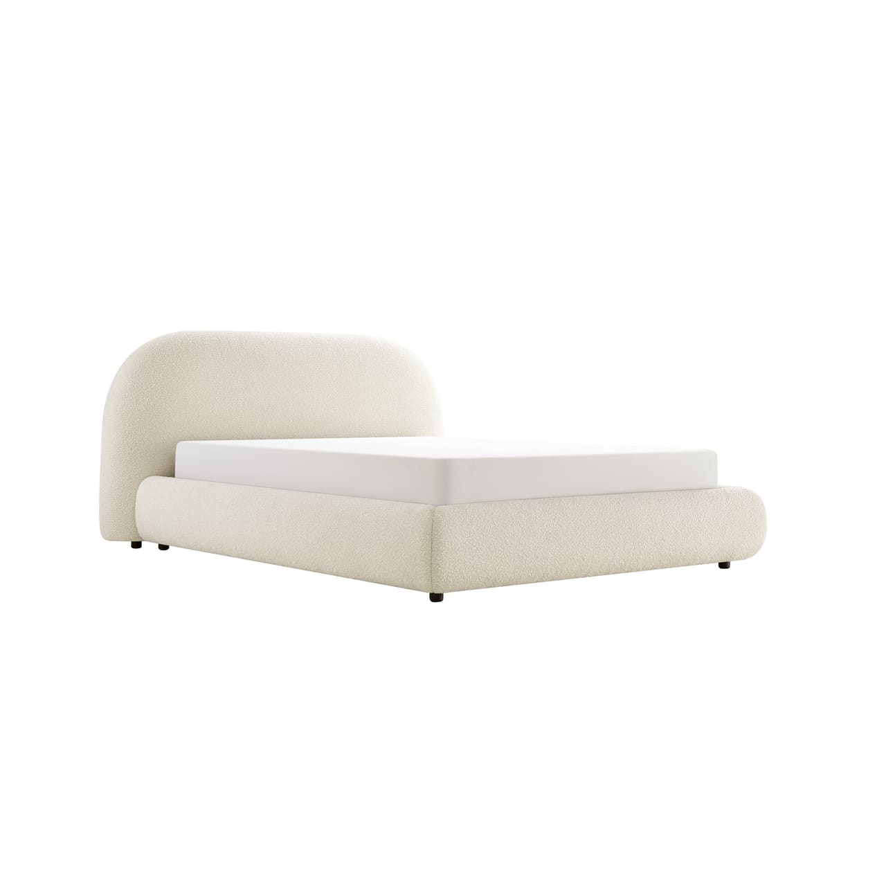 Solana Bed - Curved Boucle Modern - detail view 10