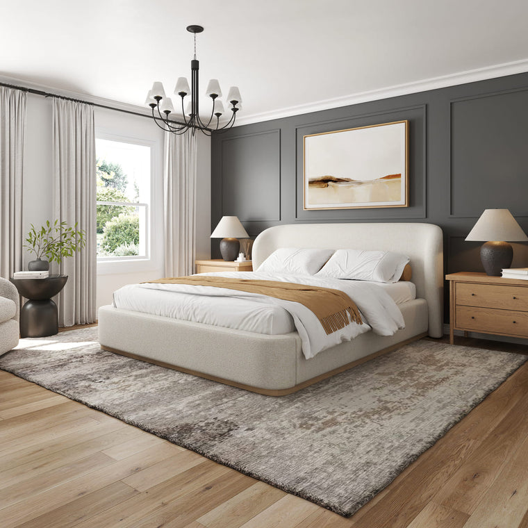 Tribeca Bed - Curved Modern Bed