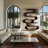 Elegant Wall - Mounted Bookshelf for Modern Home Decor