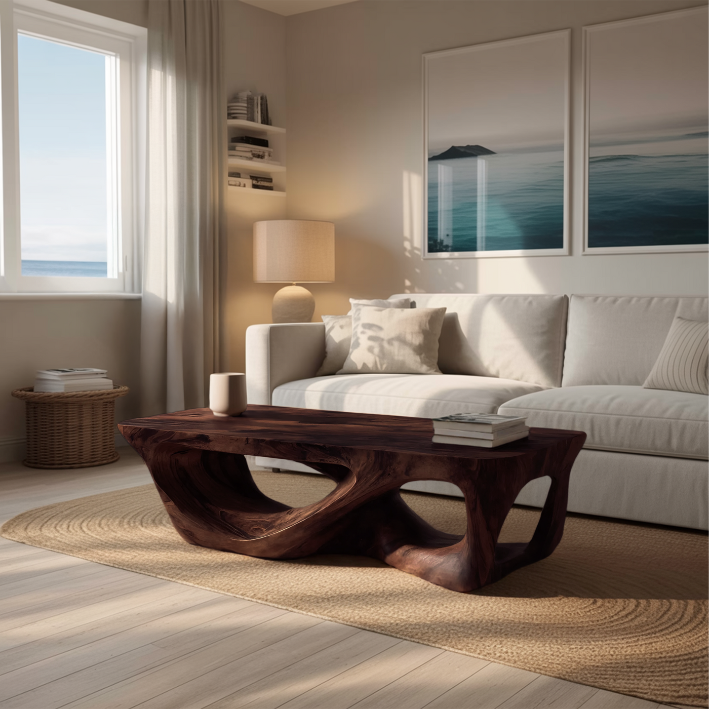 Minimal Coffee Table for Living Room Interiors - detail view 6
